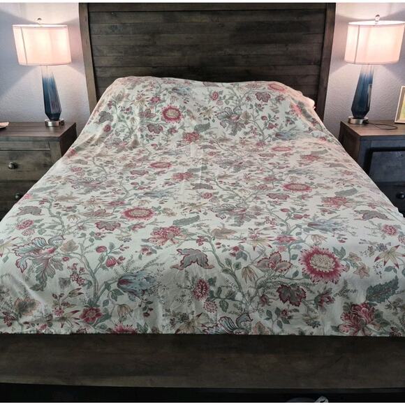 Pottery Barn Marie Palampore Floral 100% Cotton Duvet Cover Full/Queen - Picture 2 of 8